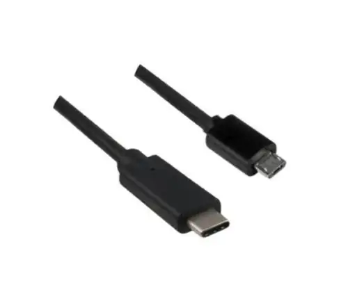 DINIC USB 3.1 Kabel Typ-C auf micro B, schwarz, DINIC Polybag, 2m